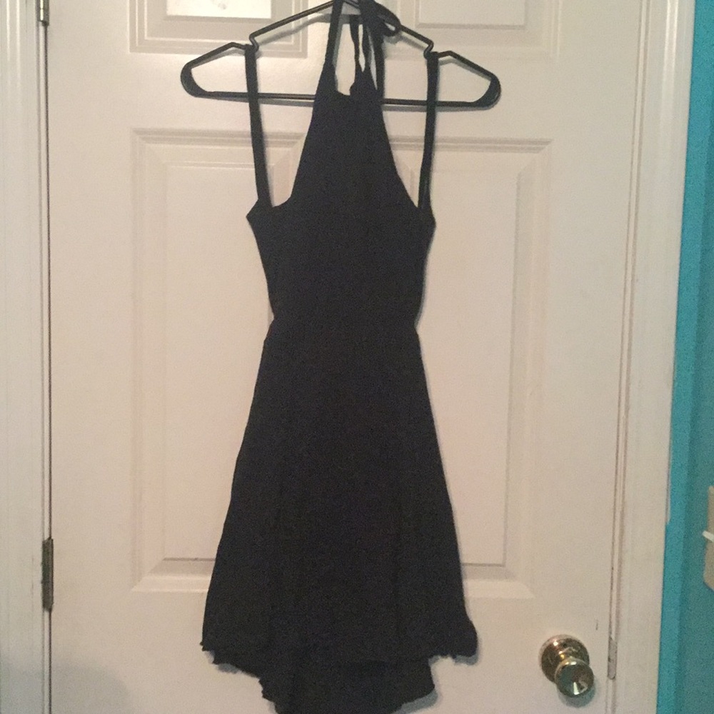 Free People black skater dress